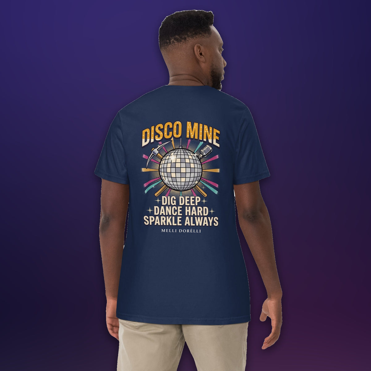 Melli Dorèlli – Disco Mine Tee — True Navy