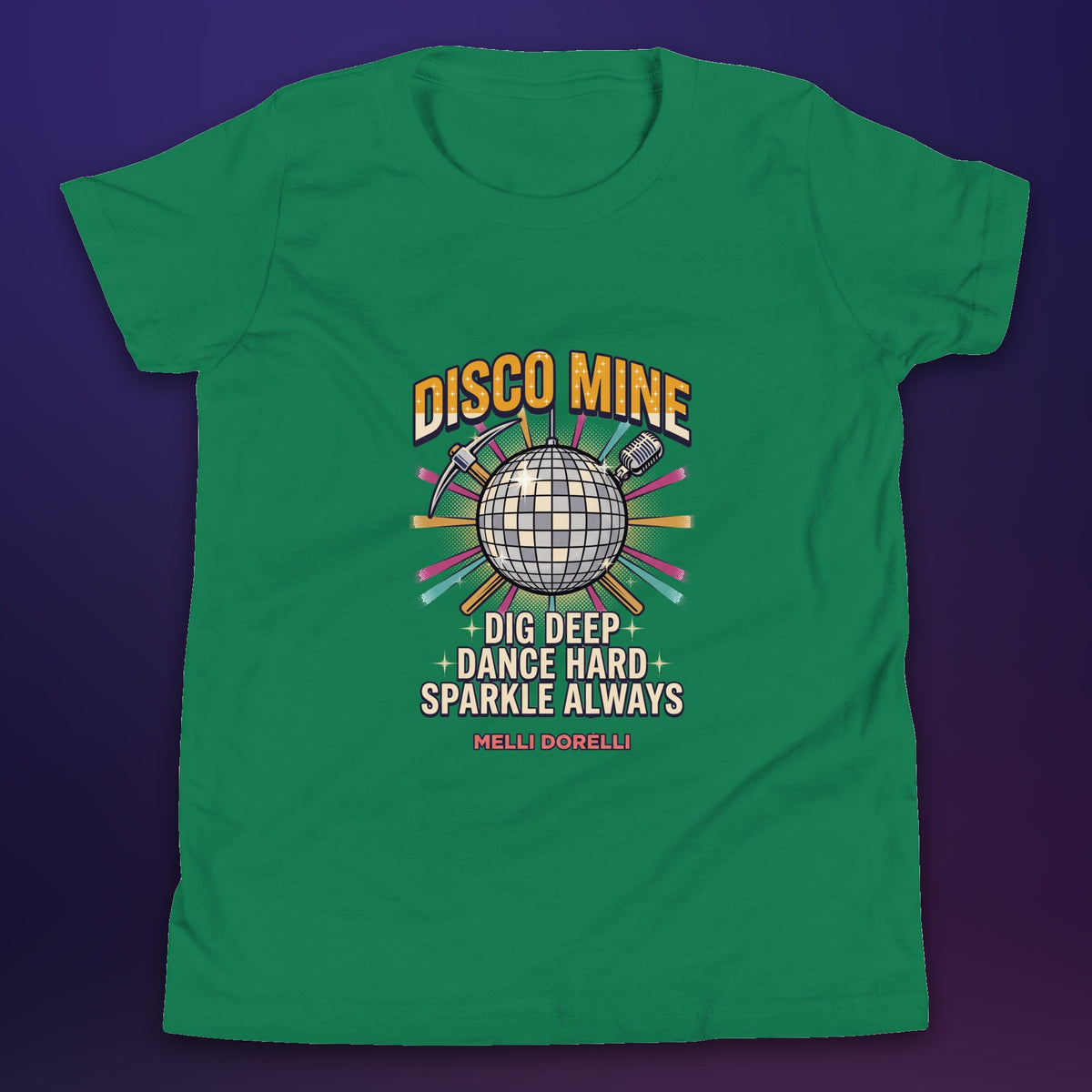 Melli Dorèlli – Disco Mine Kids Tee — Kelly