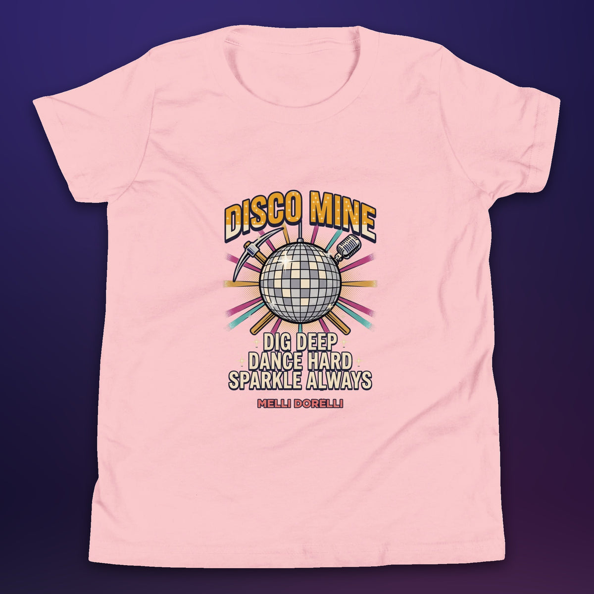 Melli Dorèlli – Disco Mine Kids Tee — Pink