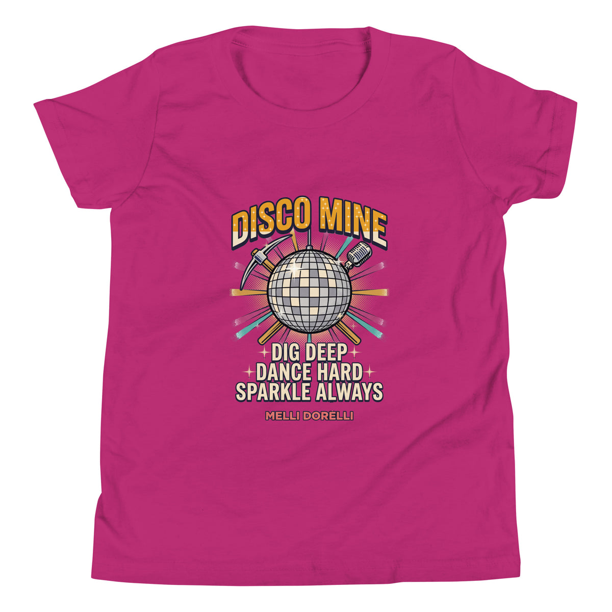 Melli Dorèlli – Disco Mine Kids Tee — Berry