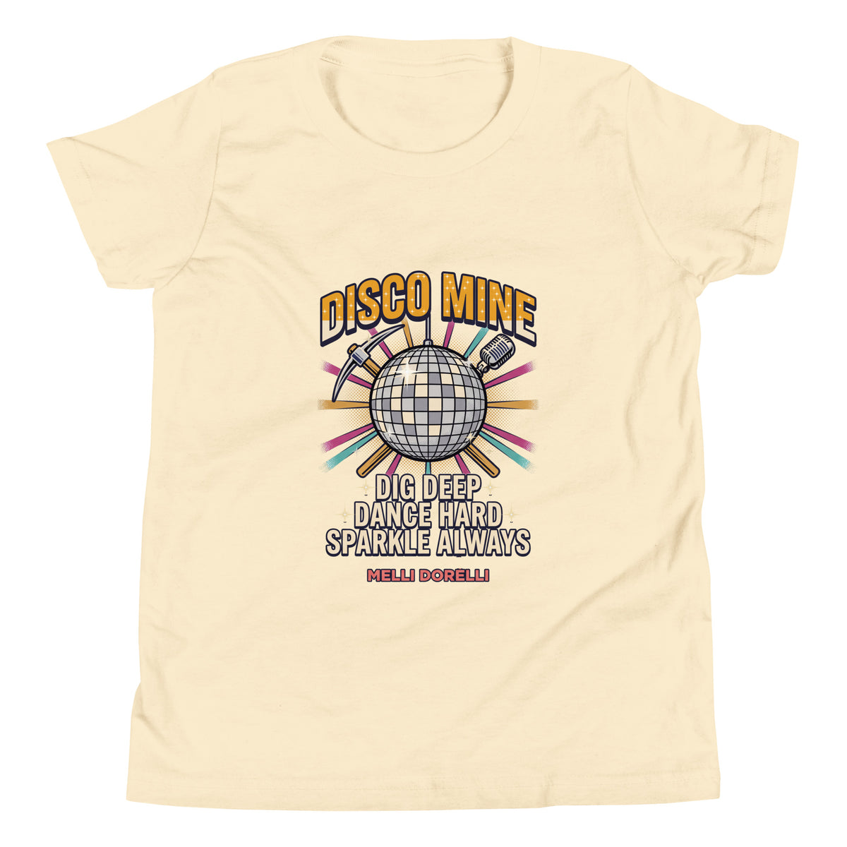 Melli Dorèlli – Disco Mine Kids Tee — Natural