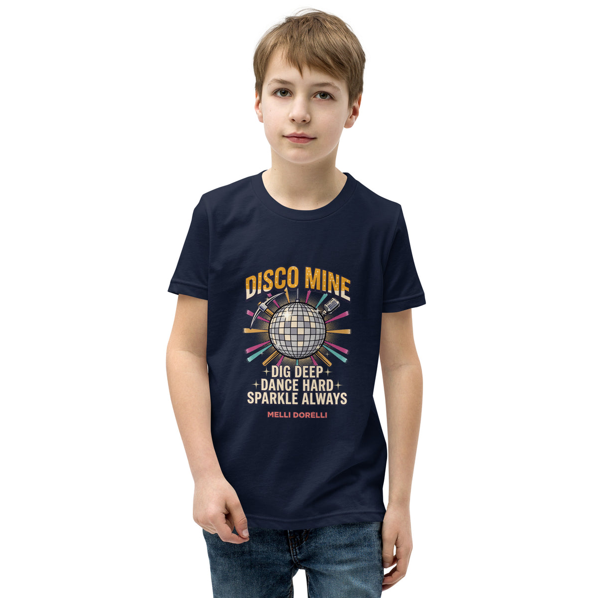 Melli Dorèlli – Disco Mine Kids Tee — Navy