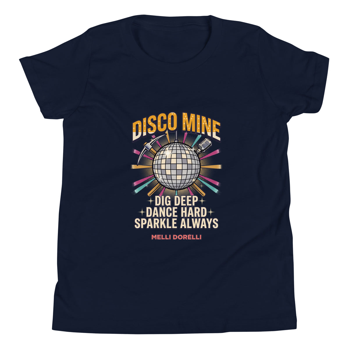 Melli Dorèlli – Disco Mine Kids Tee — Navy
