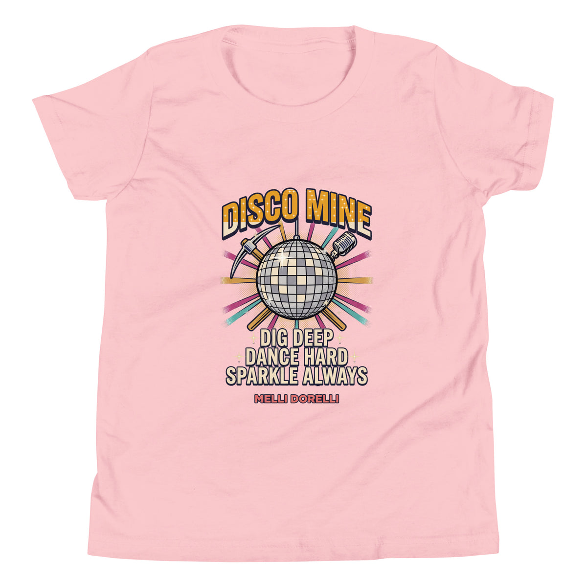 Melli Dorèlli – Disco Mine Kids Tee — Pink