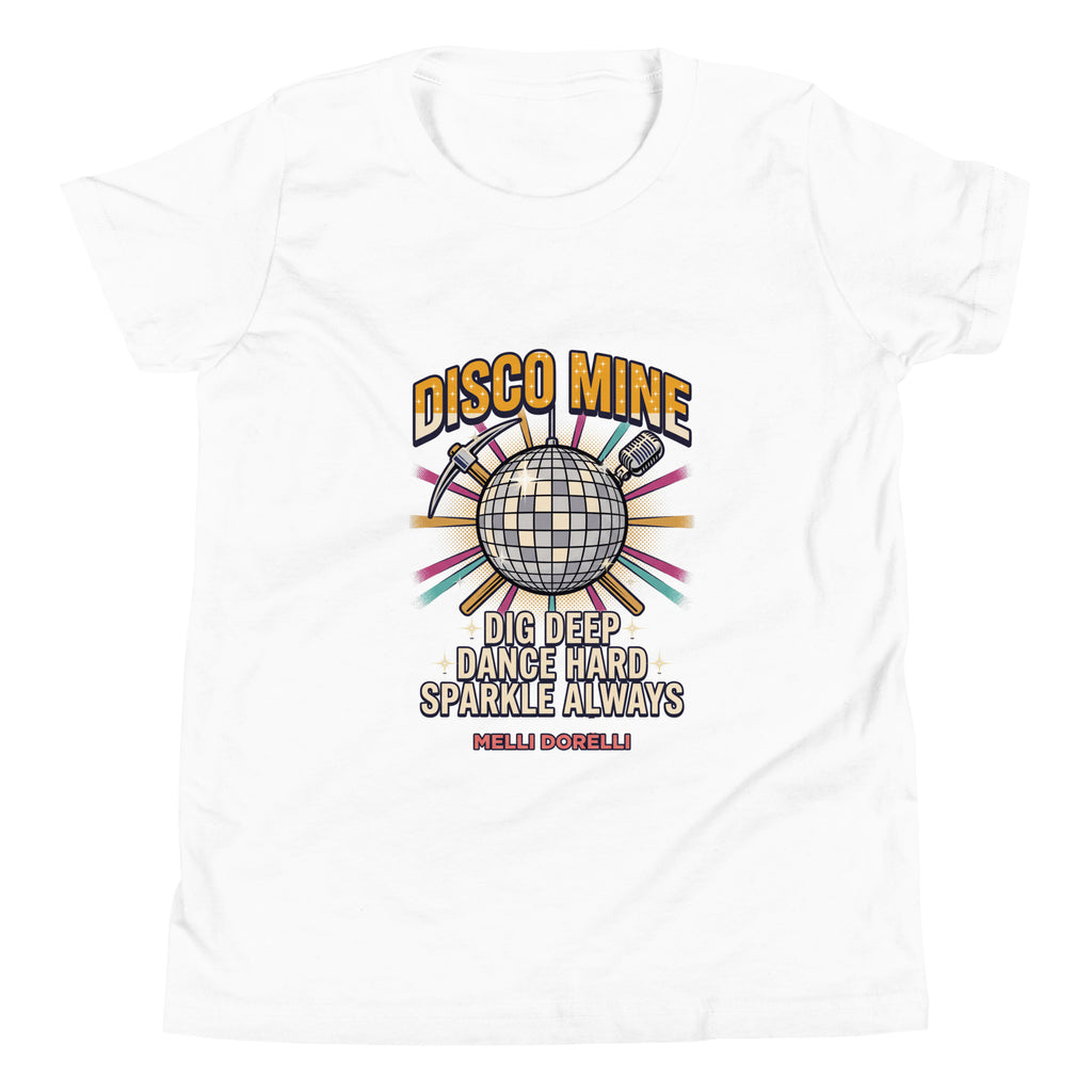 Melli Dorèlli – Disco Mine Kids Tee — White