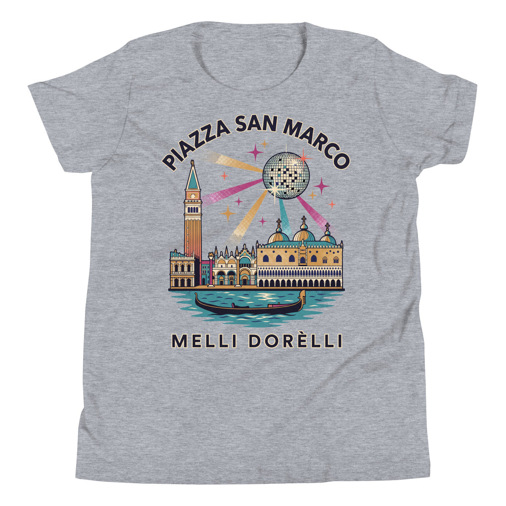 Melli Dorèlli – Piazza San Marco Kids Tee — Athletic Heather