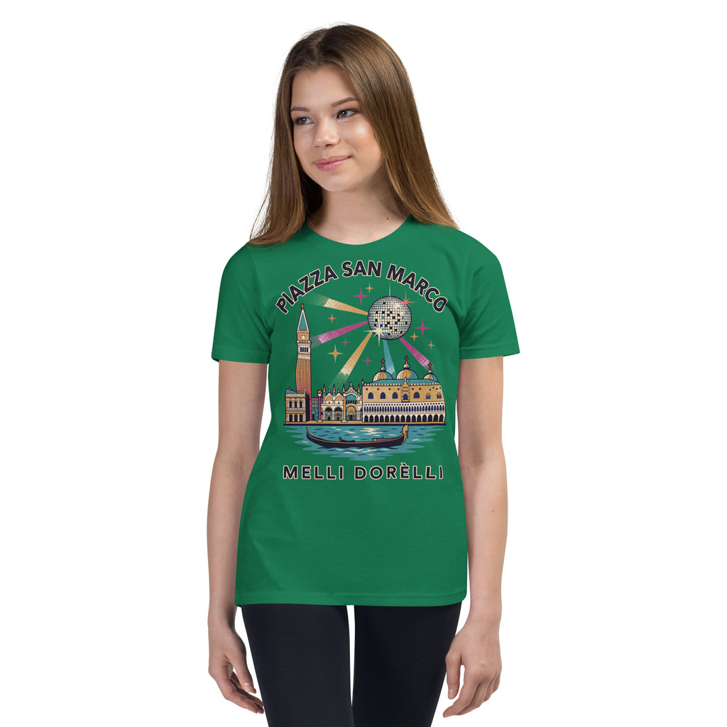 Melli Dorèlli – Piazza San Marco Kids Tee — Kelly