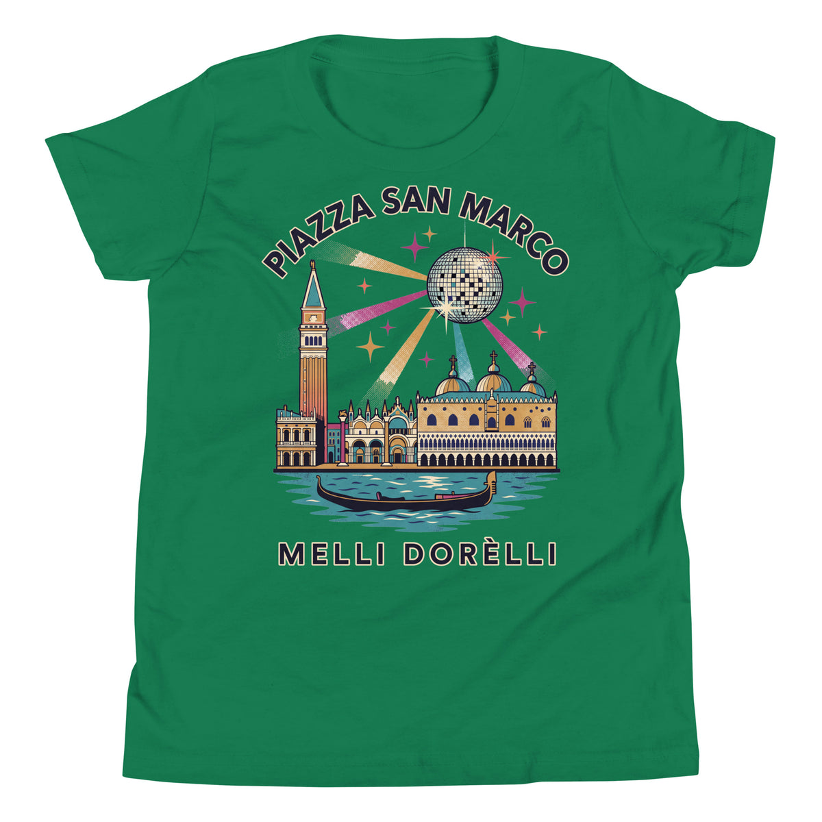 Melli Dorèlli – Piazza San Marco Kids Tee — Kelly