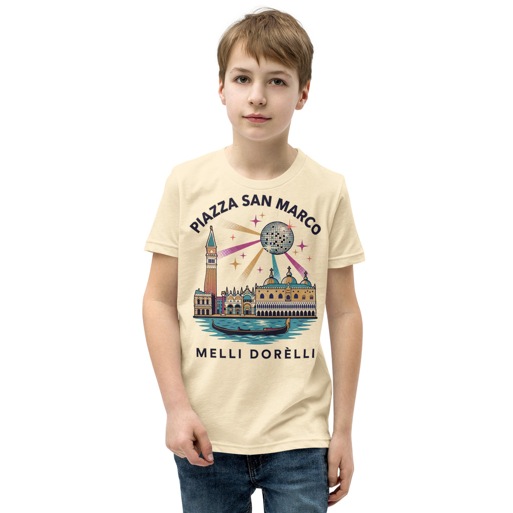 Melli Dorèlli – Piazza San Marco Kids Tee — Natural