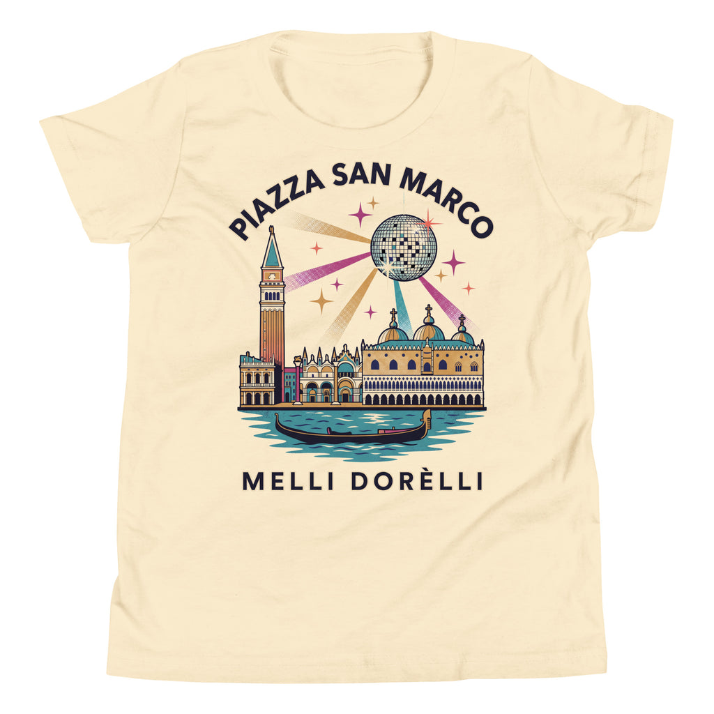 Melli Dorèlli – Piazza San Marco Kids Tee — Natural