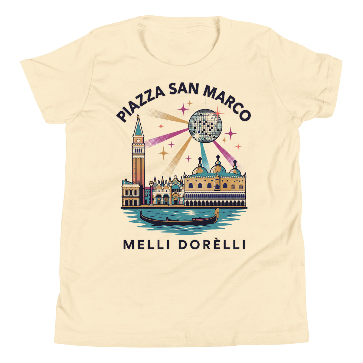 Melli Dorèlli – Piazza San Marco Kids Tee — Natural