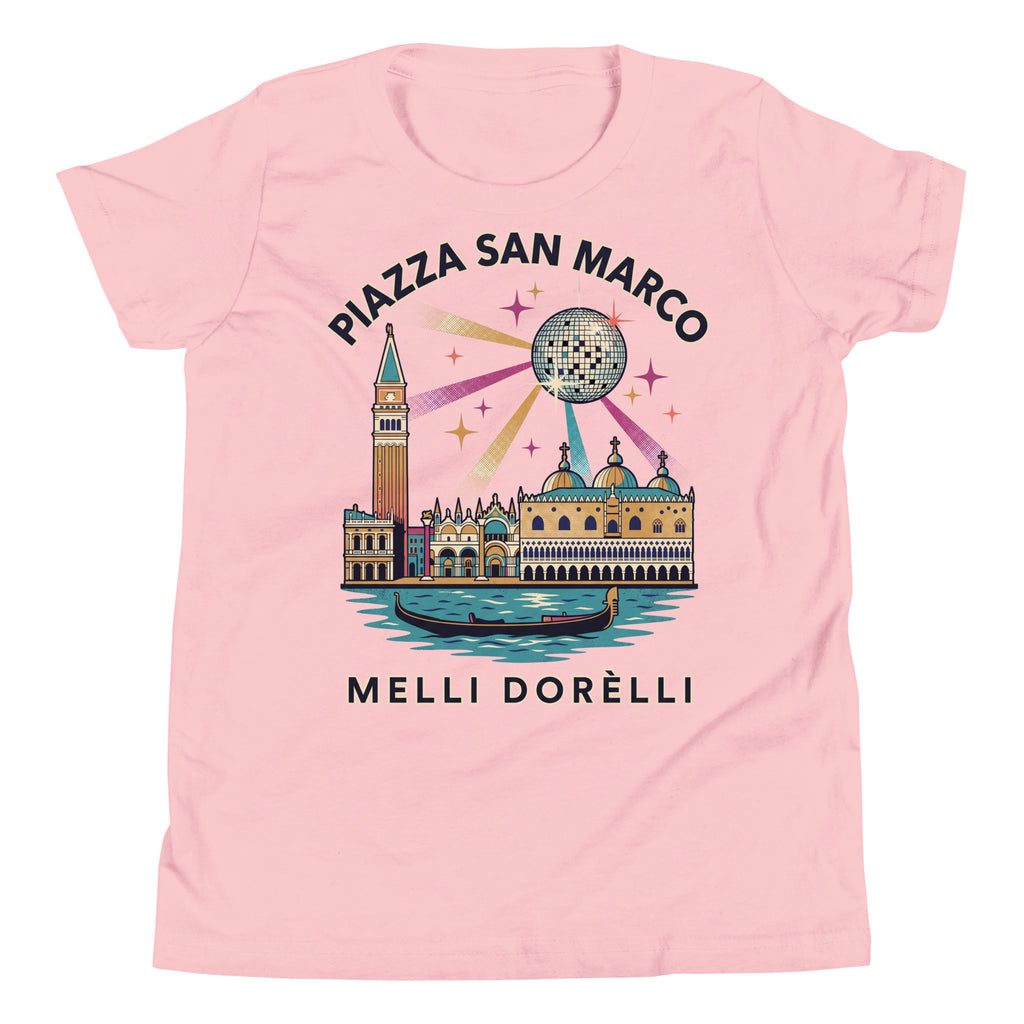 Melli Dorèlli – Piazza San Marco Kids Tee — Pink