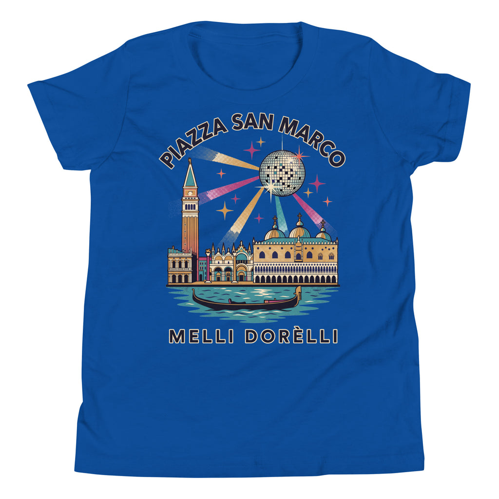 Melli Dorèlli – Piazza San Marco Kids Tee — True Royal