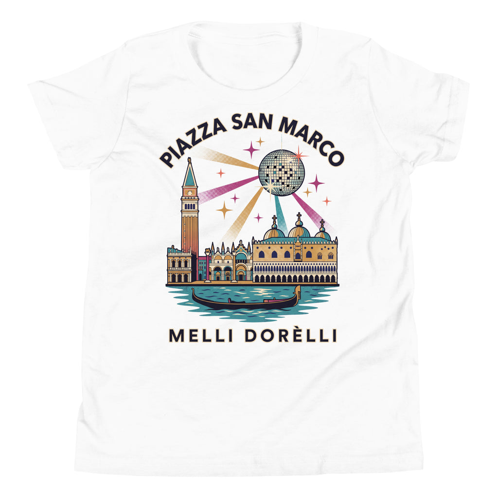 Melli Dorèlli – Piazza San Marco Kids Tee — White