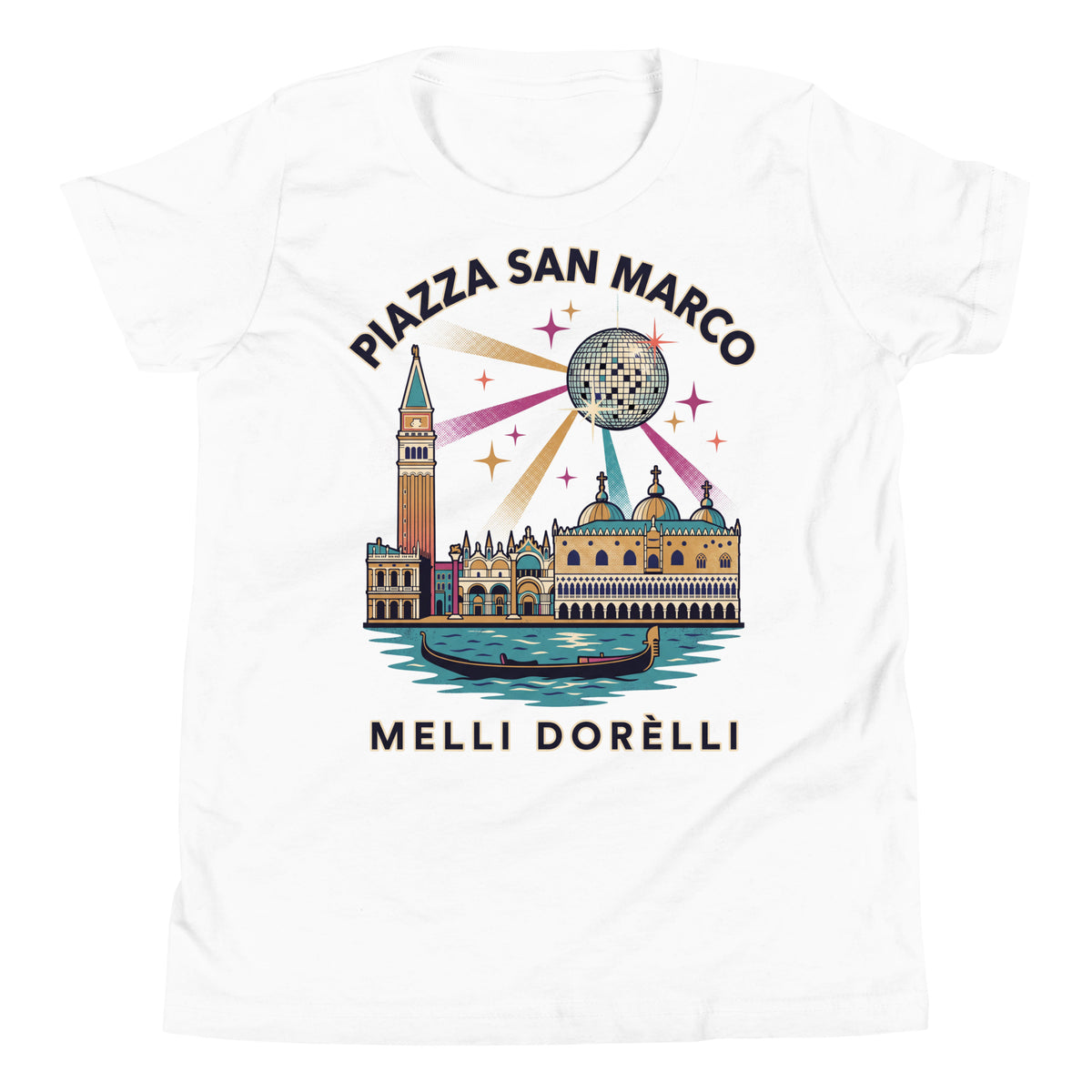 Melli Dorèlli – Piazza San Marco Kids Tee — White