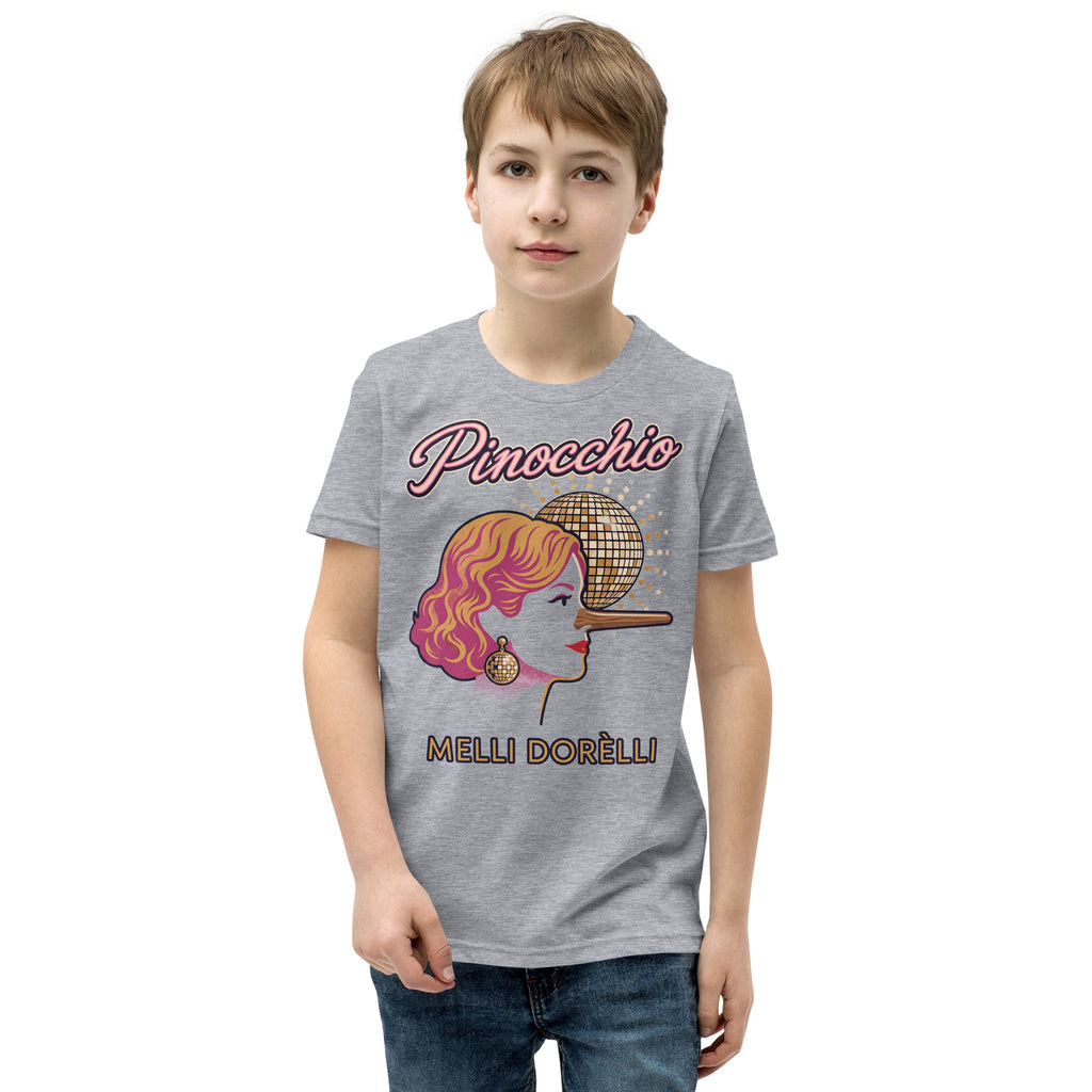 Melli Dorèlli – Pinocchio Kids Tee — Athletic Heather