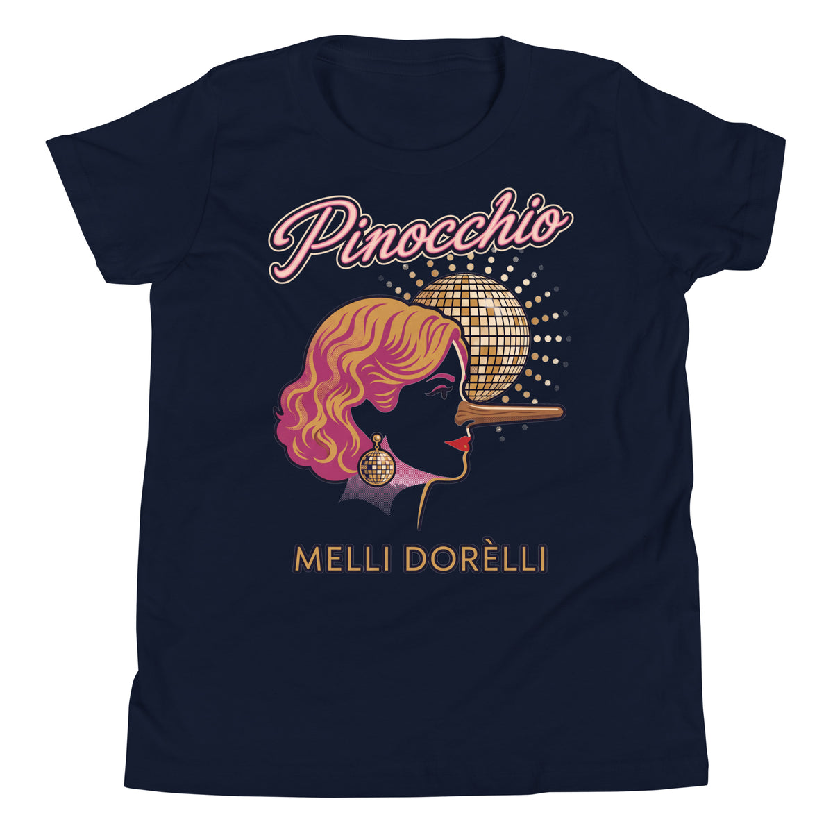 Melli Dorèlli – Pinocchio Kids Tee — Navy