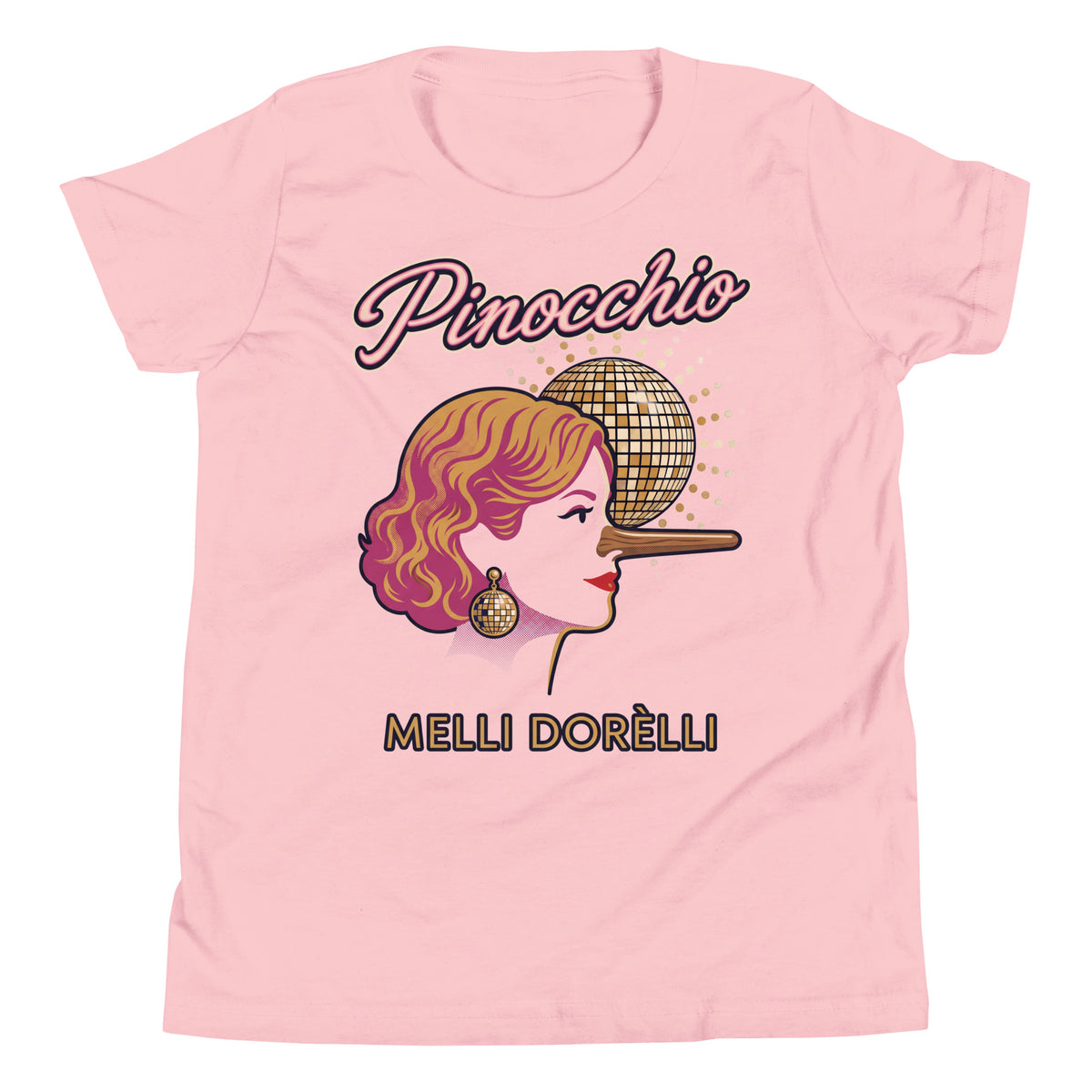 Melli Dorèlli – Pinocchio Kids Tee — Pink