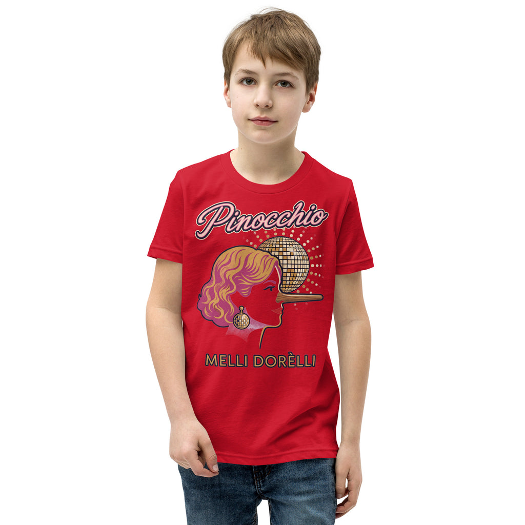 Melli Dorèlli – Pinocchio Kids Tee — Red