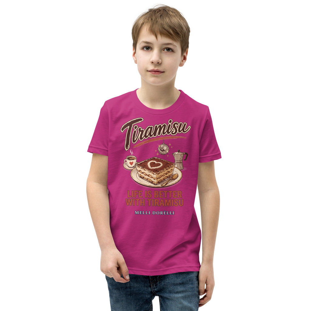 Melli Dorèlli – Tiramisu Kids Tee — Berry