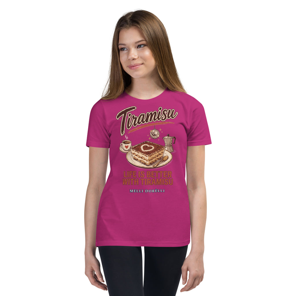 Melli Dorèlli – Tiramisu Kids Tee — Berry