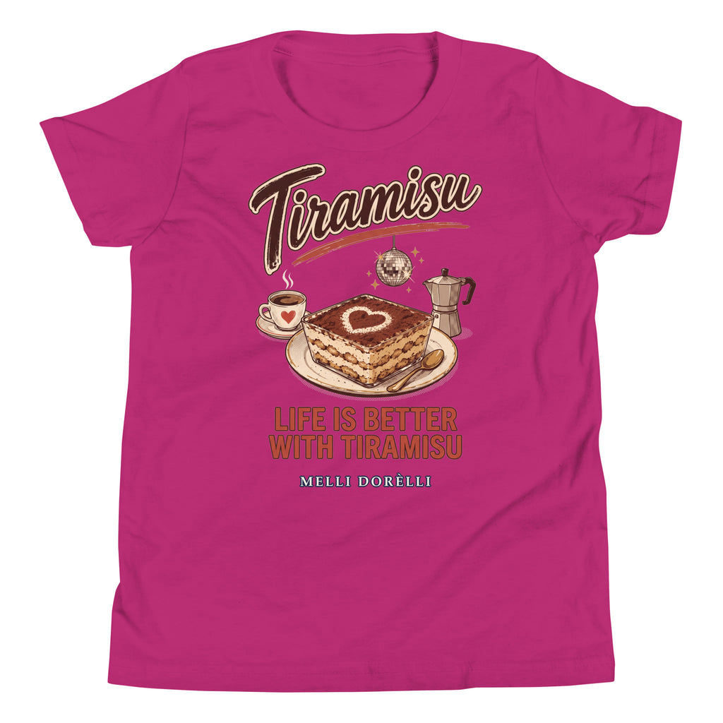 Melli Dorèlli – Tiramisu Kids Tee — Berry