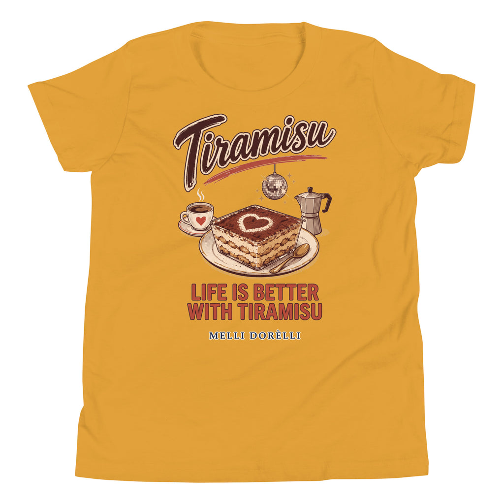Melli Dorèlli – Tiramisu Kids Tee — Mustard