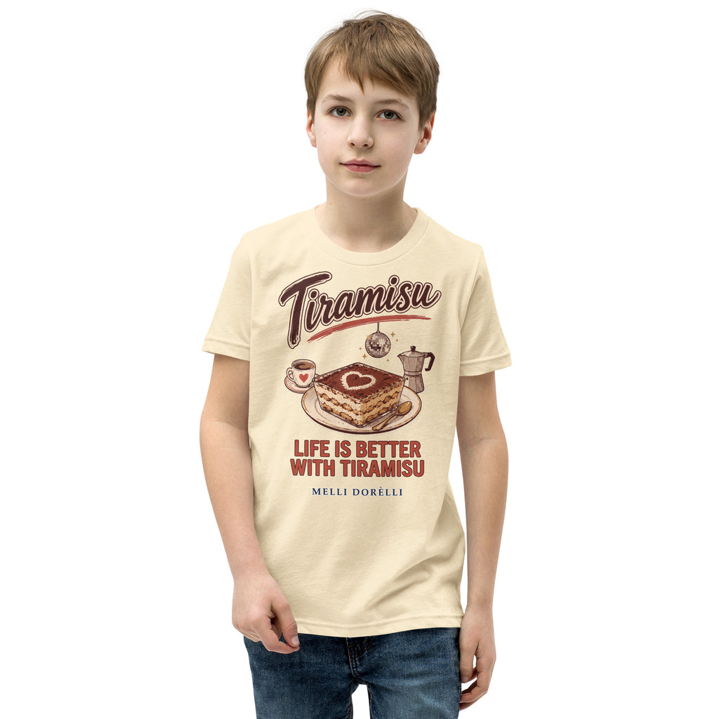 Melli Dorèlli – Tiramisu Kids Tee — Natural