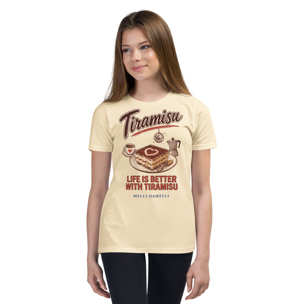 Melli Dorèlli – Tiramisu Kids Tee — Natural
