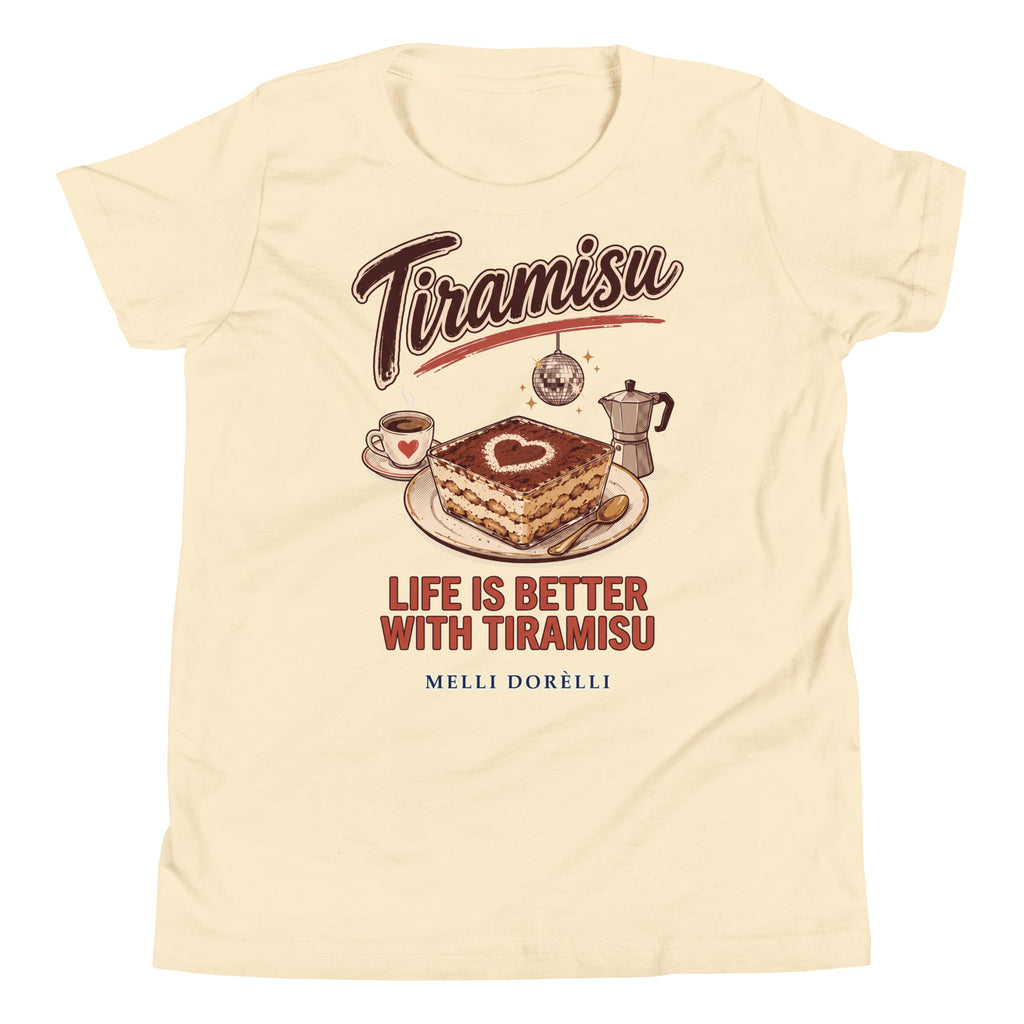 Melli Dorèlli – Tiramisu Kids Tee — Natural