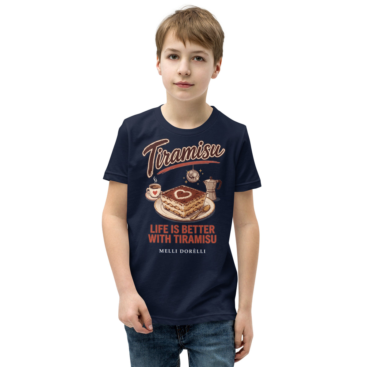 Melli Dorèlli – Tiramisu Kids Tee — Navy