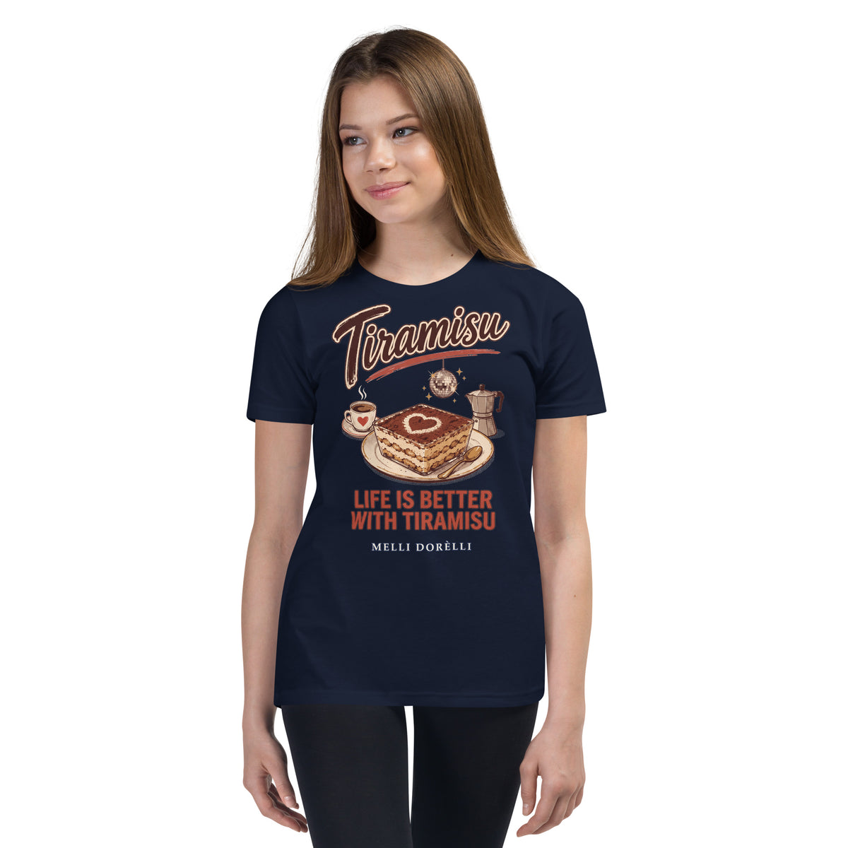 Melli Dorèlli – Tiramisu Kids Tee — Navy