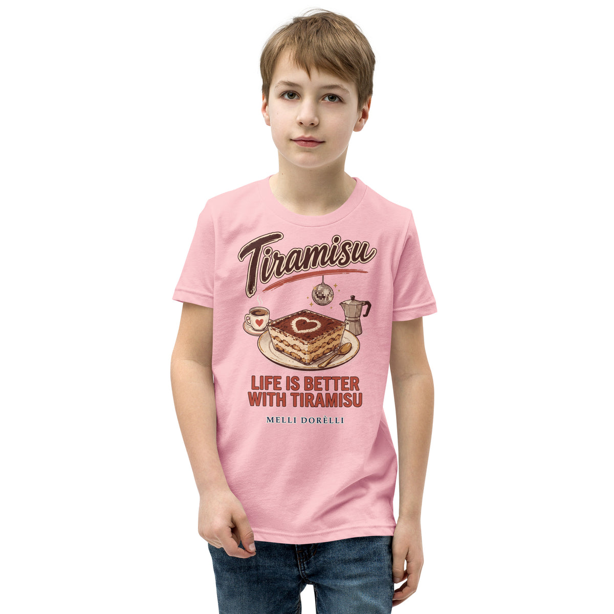 Melli Dorèlli – Tiramisu Kids Tee — Pink
