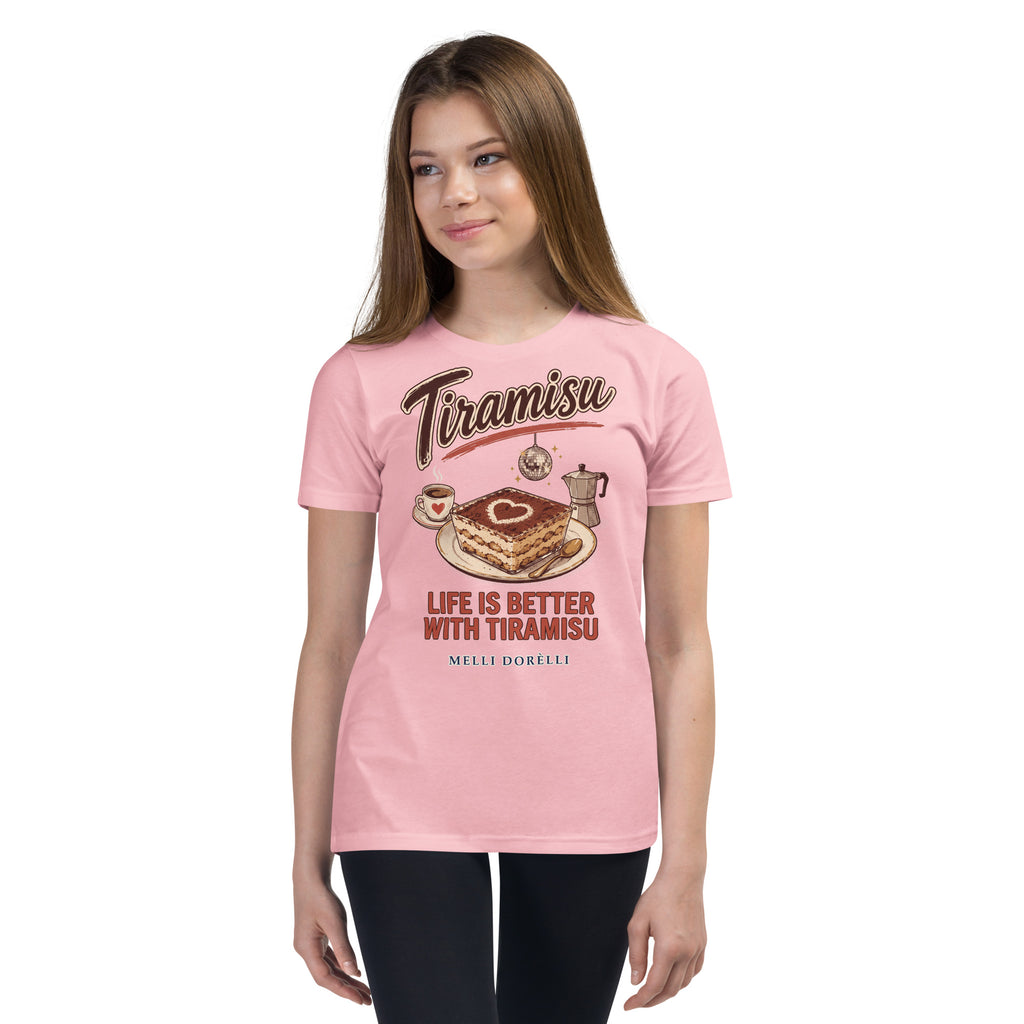 Melli Dorèlli – Tiramisu Kids Tee — Pink