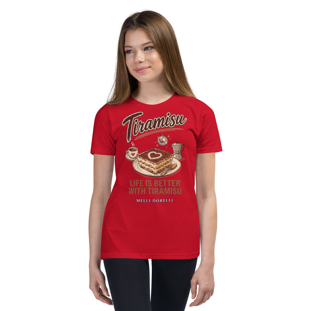 Melli Dorèlli – Tiramisu Kids Tee — Red