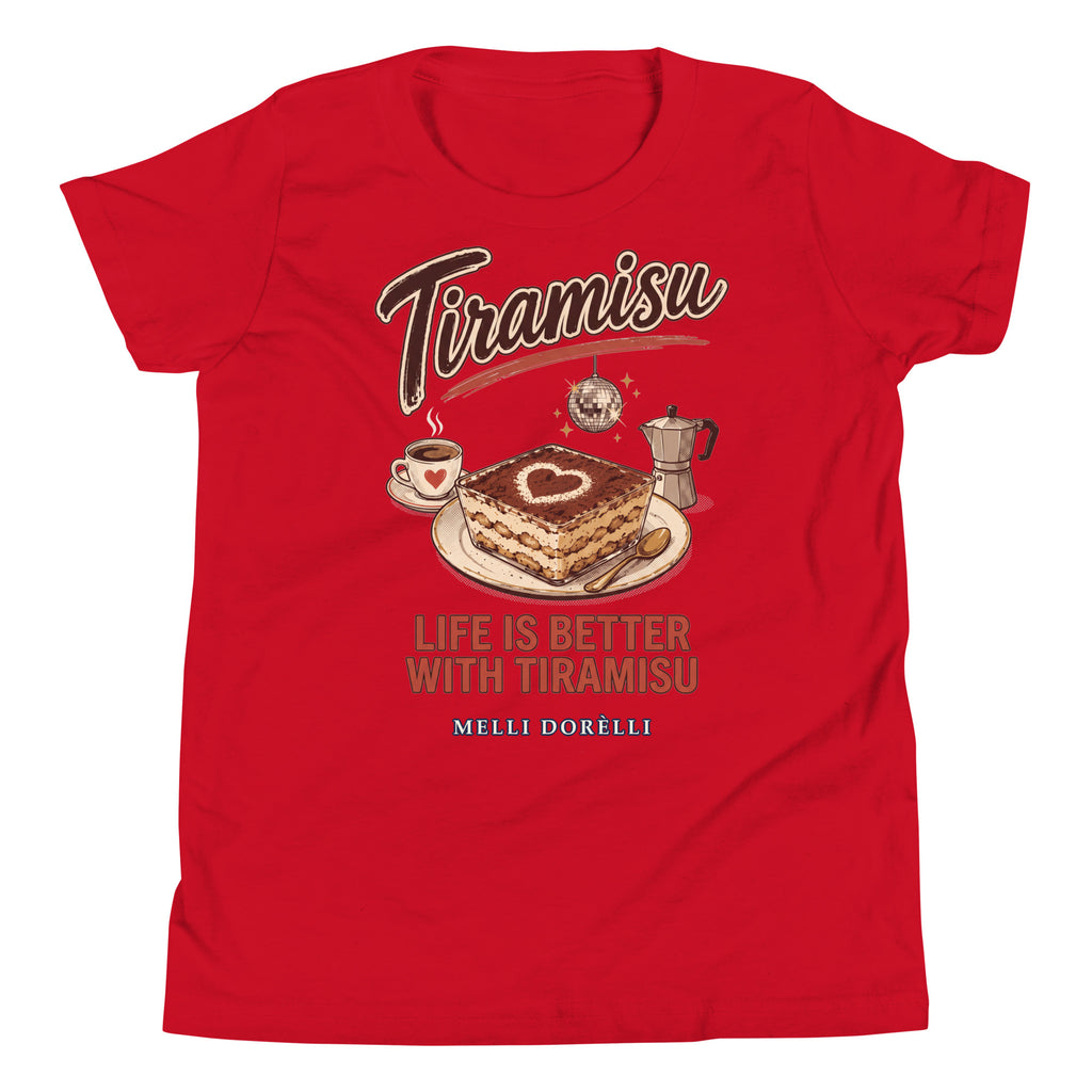 Melli Dorèlli – Tiramisu Kids Tee — Red