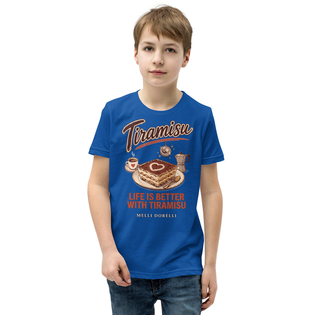 Melli Dorèlli – Tiramisu Kids Tee — True Royal