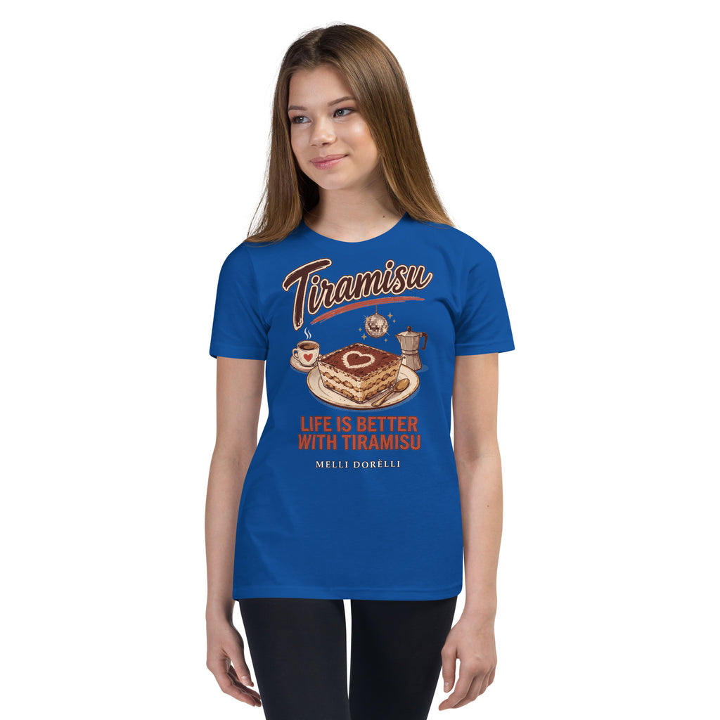 Melli Dorèlli – Tiramisu Kids Tee — True Royal