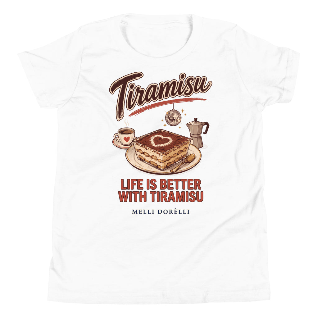 Melli Dorèlli – Tiramisu Kids Tee — White