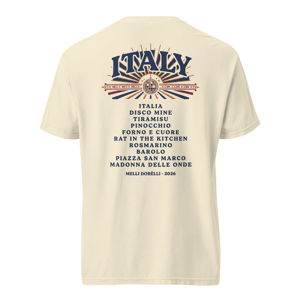 Melli Dorèlli – ITALY Album Tee — Ivory