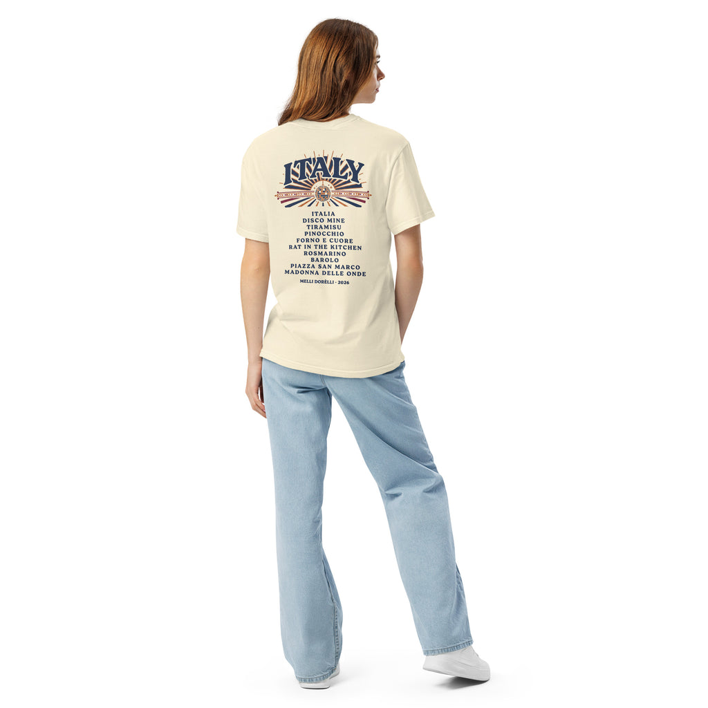 Melli Dorèlli – ITALY Album Tee — Ivory