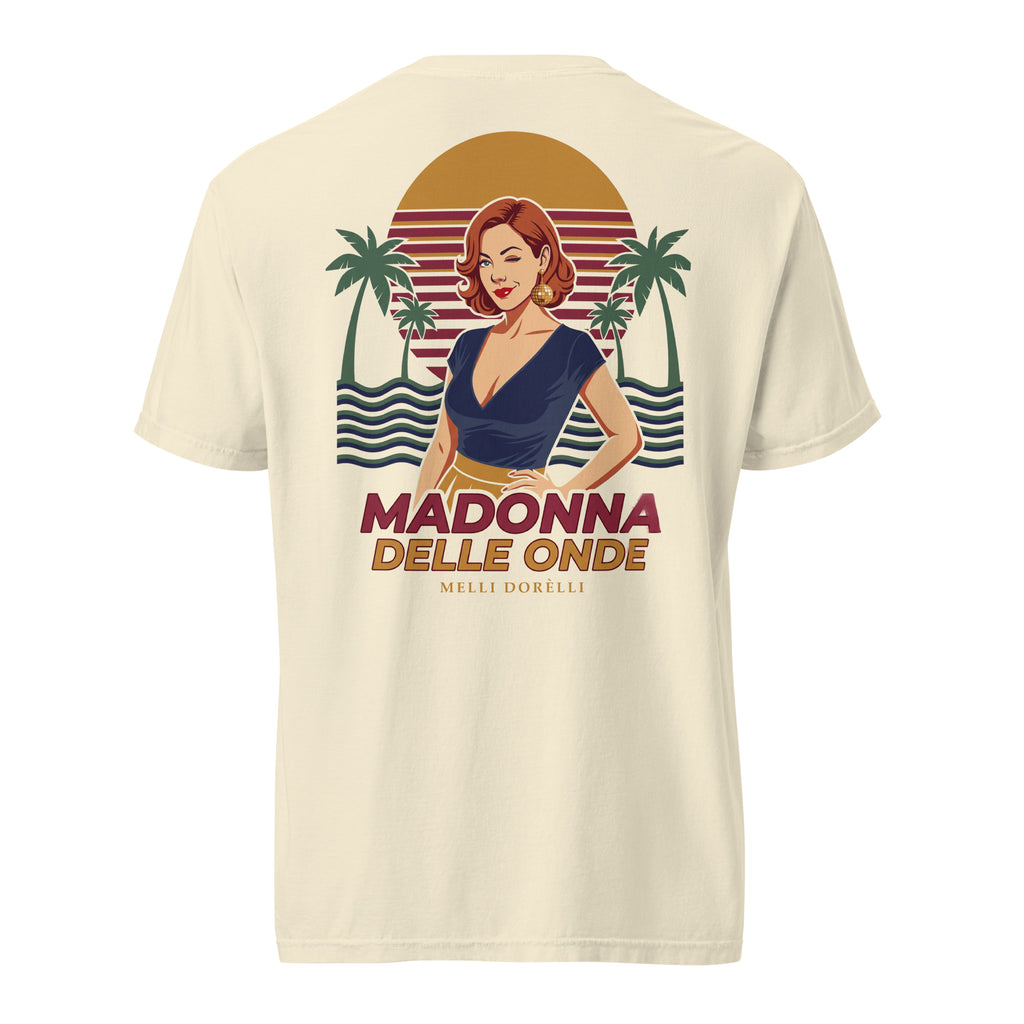 Melli Dorèlli – Madonna delle Onde Tee — Heavyweight — Ivory
