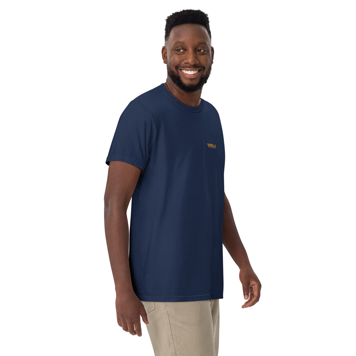 Melli Dorèlli – Madonna delle Onde Tee — Heavyweight — True Navy