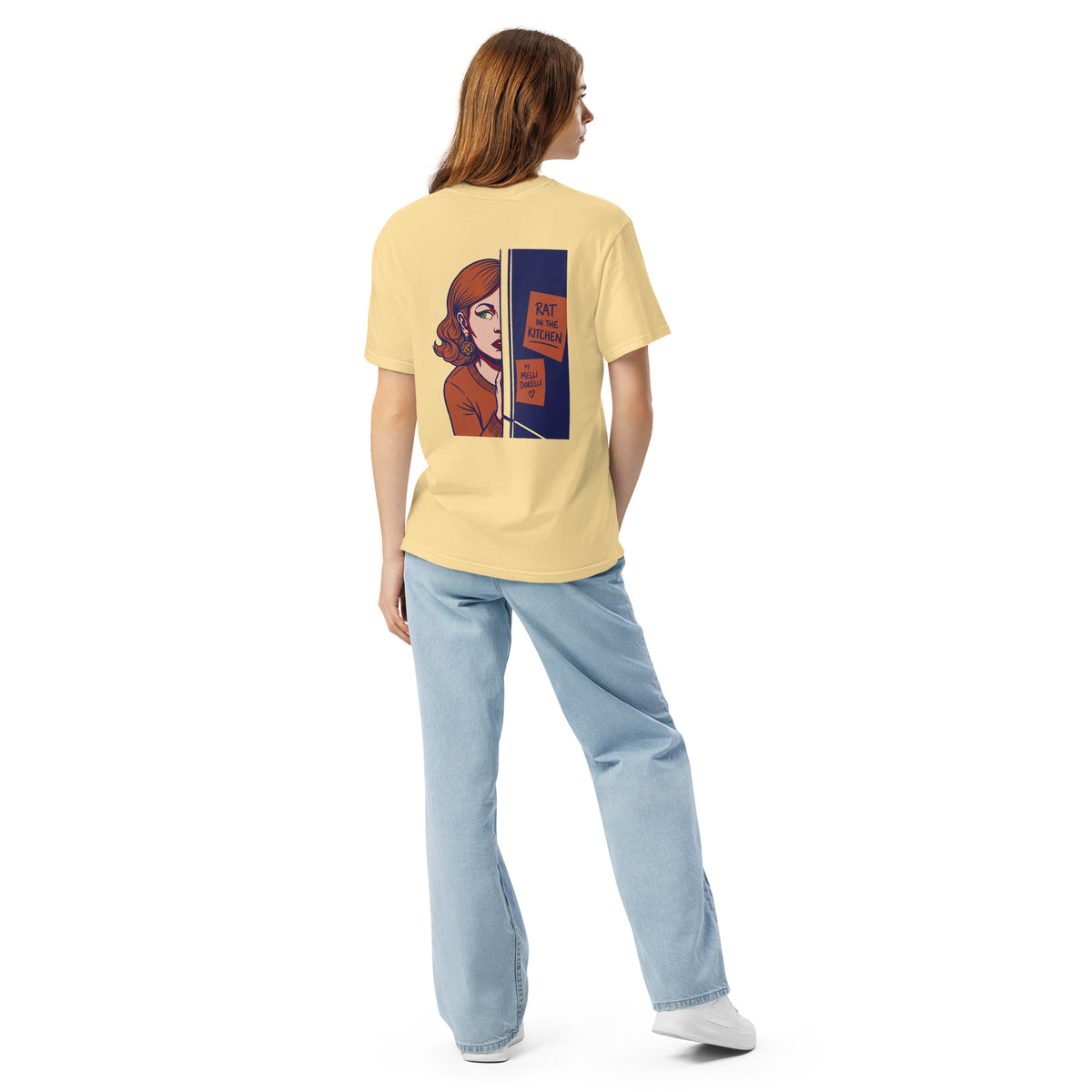Melli Dorèlli – Rat in the Kitchen Tee — Heavyweight — Butter