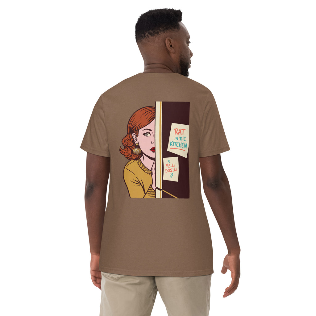 Melli Dorèlli – Rat in the Kitchen Tee — Heavyweight — Espresso