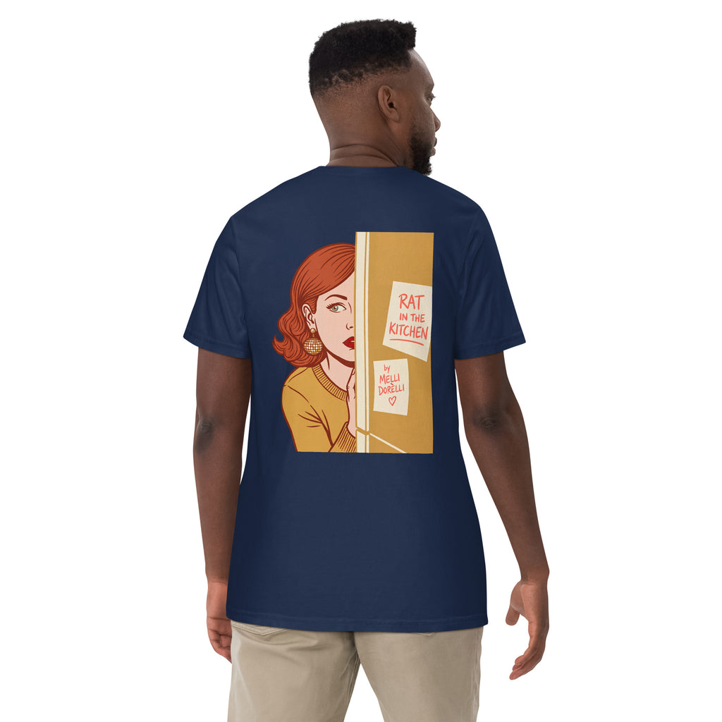 Melli Dorèlli – Rat in the Kitchen Tee — Heavyweight — True Navy