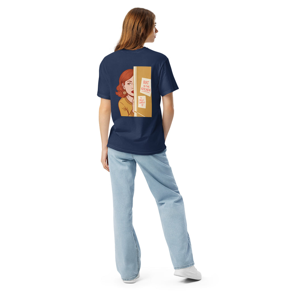 Melli Dorèlli – Rat in the Kitchen Tee — Heavyweight — True Navy