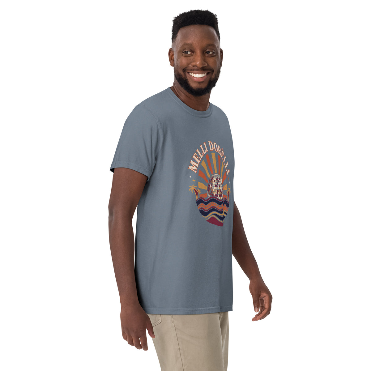 Melli Dorèlli – Riviera Embleem Tee — Blue Jean
